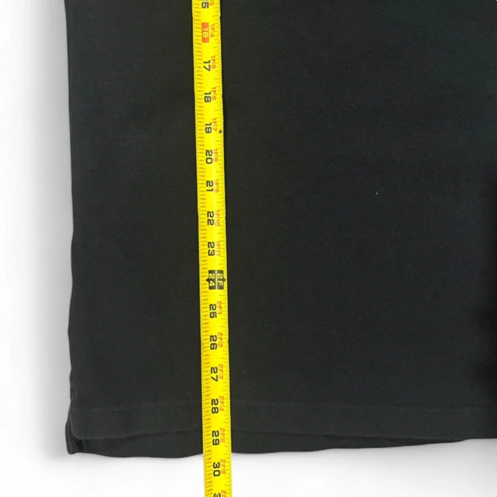 J. Crew Classic Long Sleeve Black Cotton Polo Shirt Size Men’s Large Tall